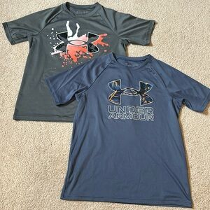 *Set* of 2 UA Boys LG Shirts